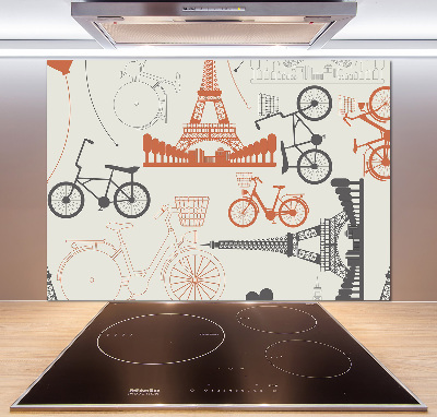 Panel do kuchni Symbole Francji