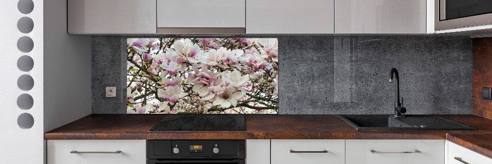 Panel do kuchni Kwiaty magnolii