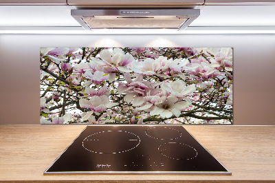 Panel do kuchni Kwiaty magnolii