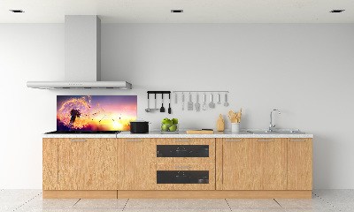 Panel dekor szkło Dmuchawiec