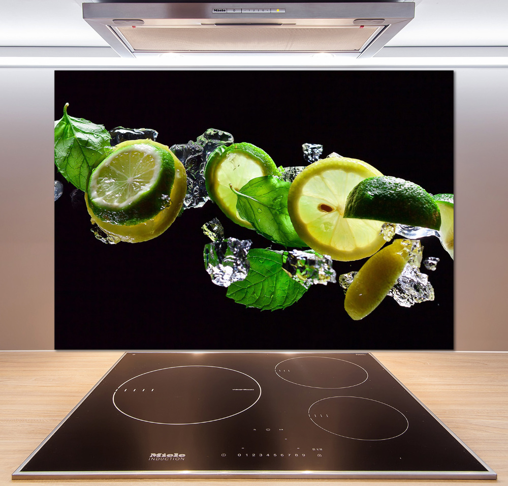 Panel do kuchni Limonka i cytryna