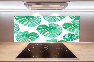 Panel między meble w kuchni Monstera