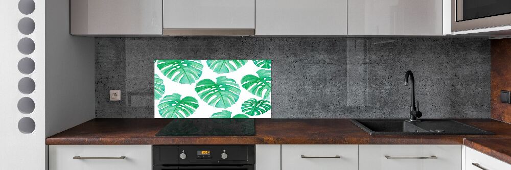 Panel między meble w kuchni Monstera
