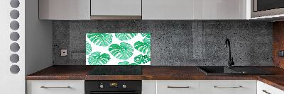 Panel między meble w kuchni Monstera