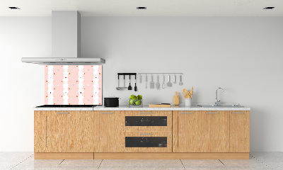 Panel lacobel Kolorowe kropki tło