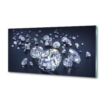 Panel między meble w kuchni Diamenty