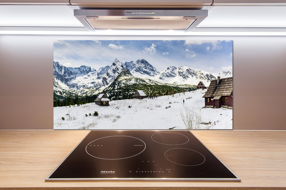 Panel dekor szkło Hale Tatry