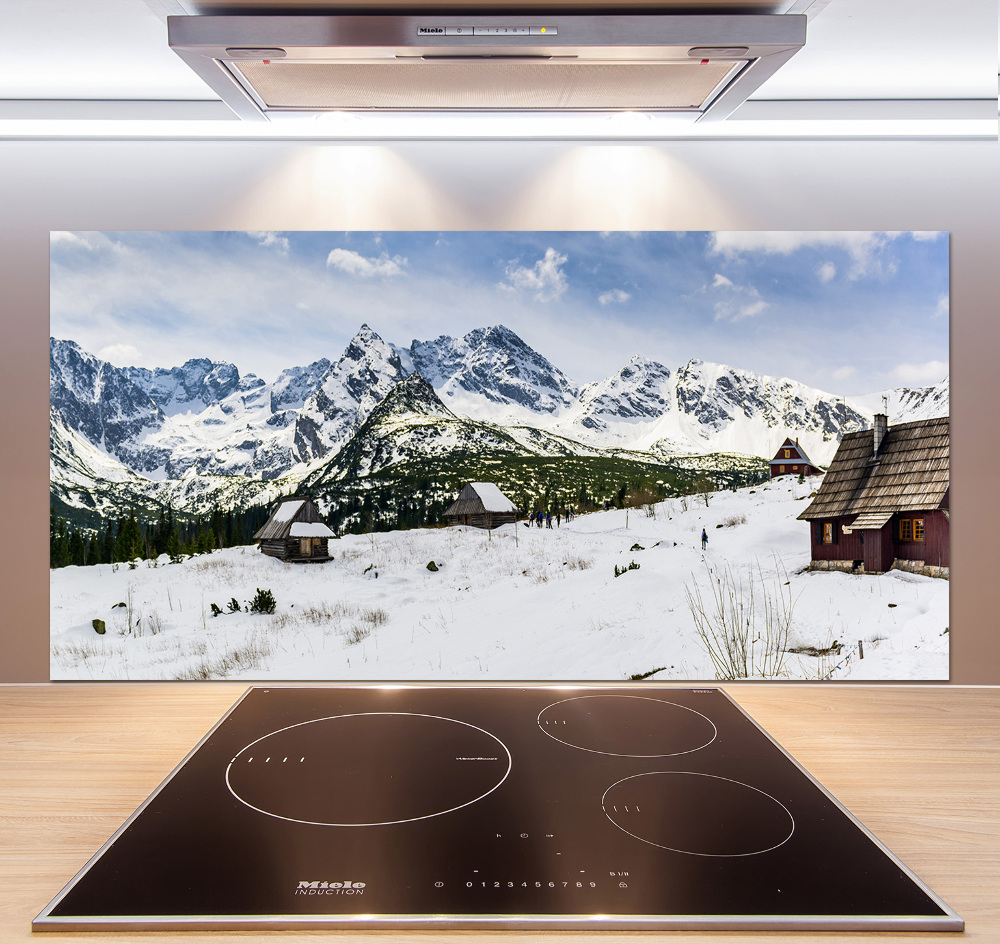 Panel dekor szkło Hale Tatry