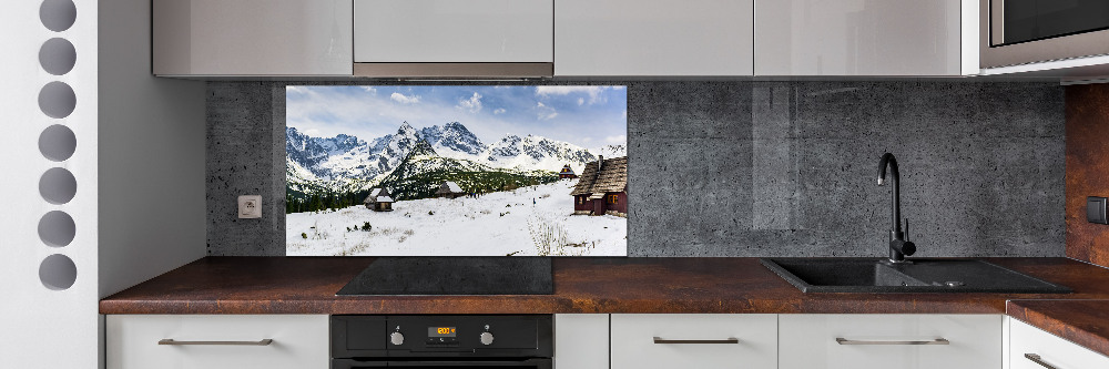Panel dekor szkło Hale Tatry