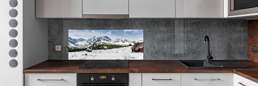 Panel dekor szkło Hale Tatry
