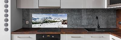 Panel dekor szkło Hale Tatry