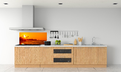 Panel lacobel Zachód słońca plaża