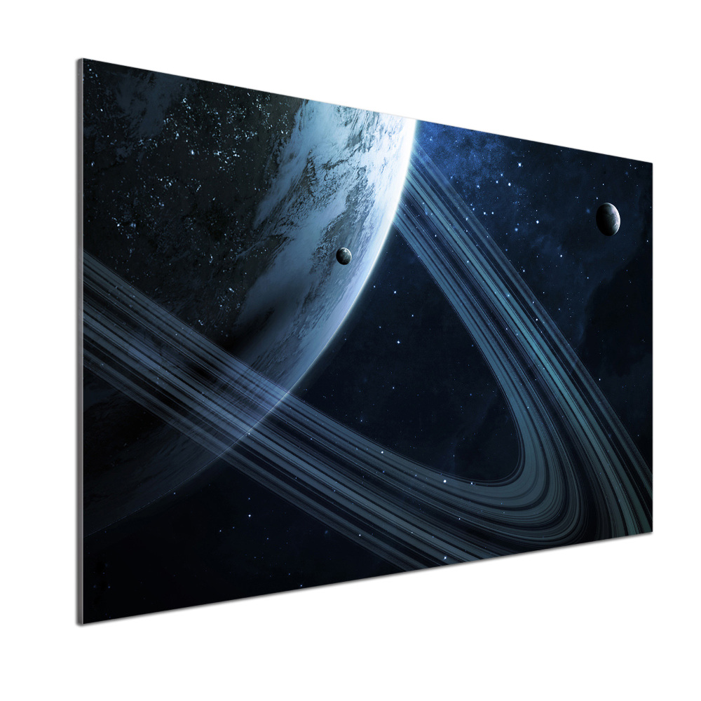 Panel szklany do kuchni Planeta