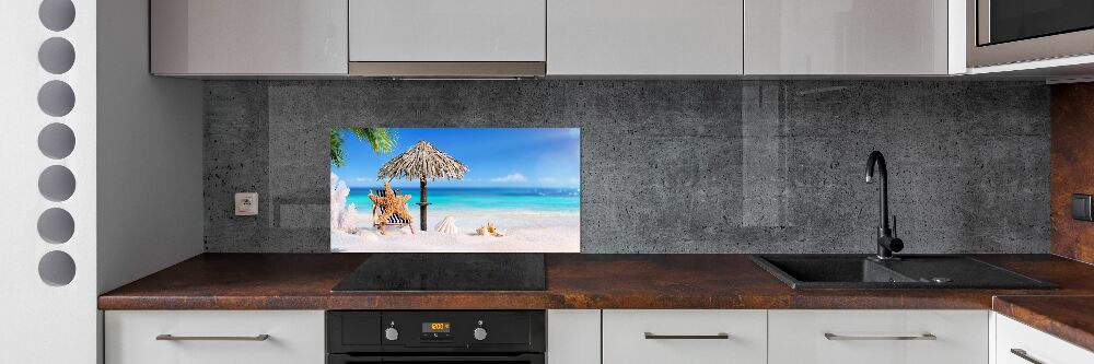 Panel do kuchni Wakacje na plaży