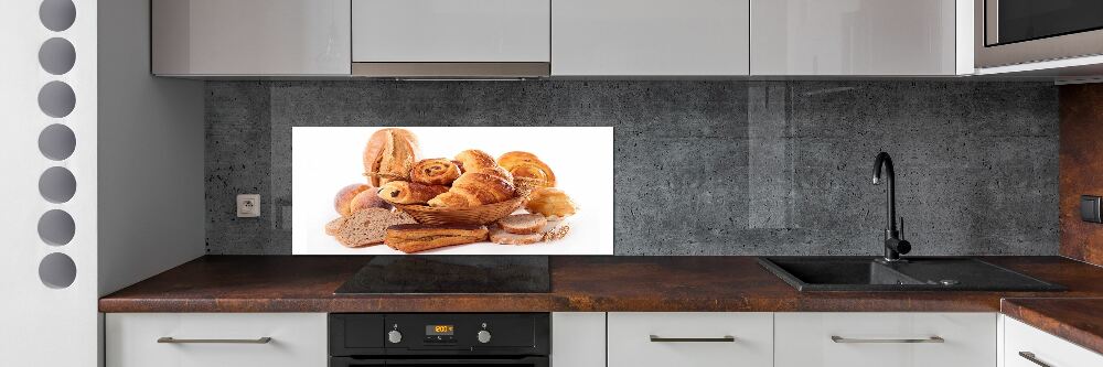 Panel między meble w kuchni Pieczywo