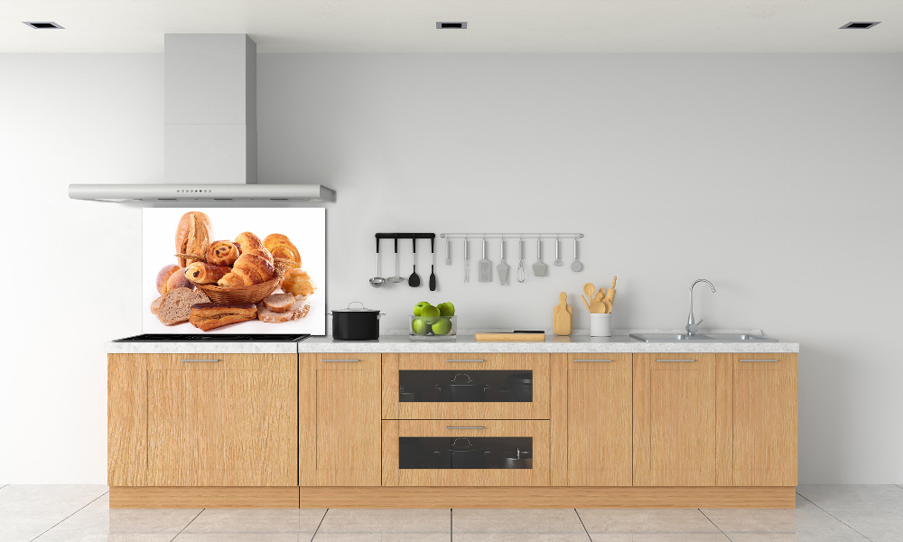 Panel między meble w kuchni Pieczywo
