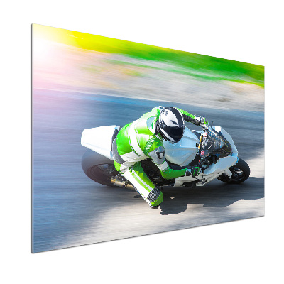 Panel do kuchni Wyścig motocyklowy