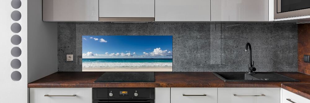 Panel do kuchni Plaża Seszele