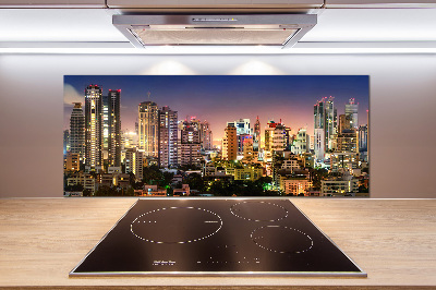 Panel dekor szkło Bangkok nocą
