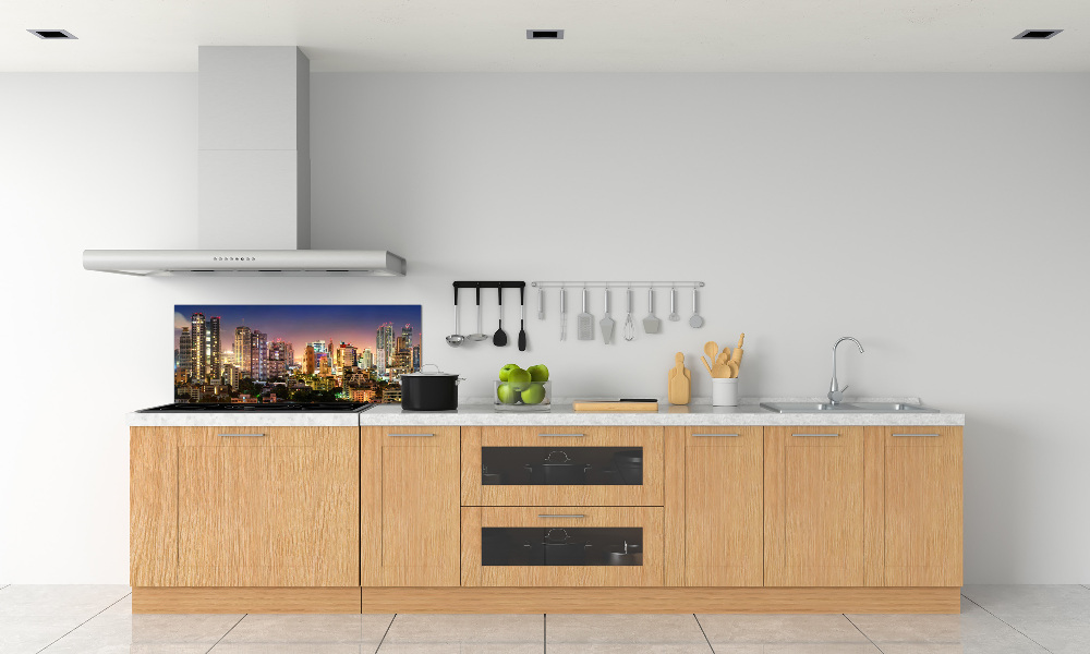 Panel dekor szkło Bangkok nocą