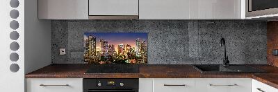Panel dekor szkło Bangkok nocą