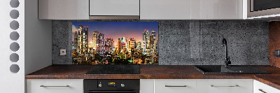 Panel dekor szkło Bangkok nocą