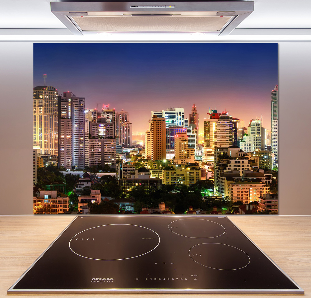 Panel dekor szkło Bangkok nocą