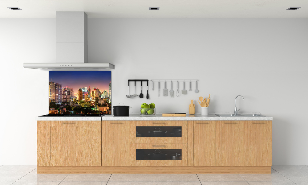 Panel dekor szkło Bangkok nocą
