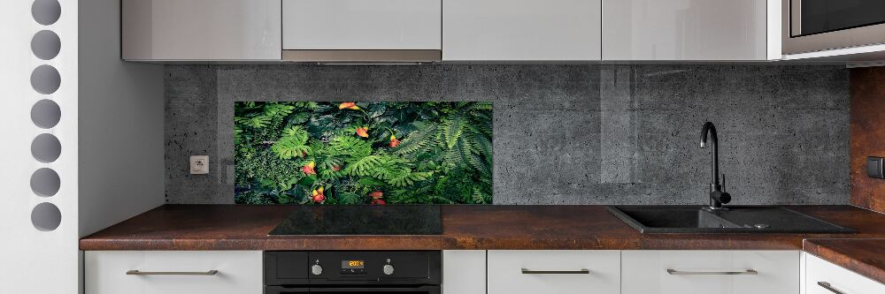 Panel do kuchni Egzotyczna dżungla