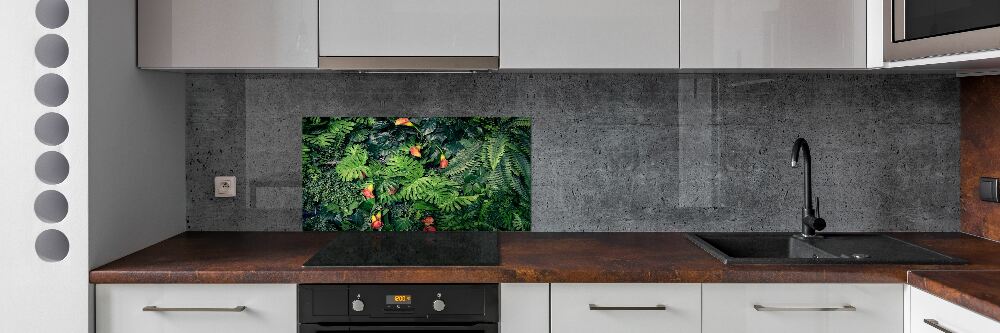 Panel do kuchni Egzotyczna dżungla