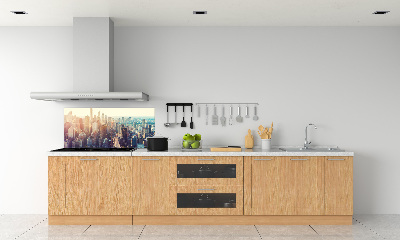 Panel lacobel Nowy Jork lot ptaka