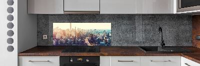Panel lacobel Nowy Jork lot ptaka