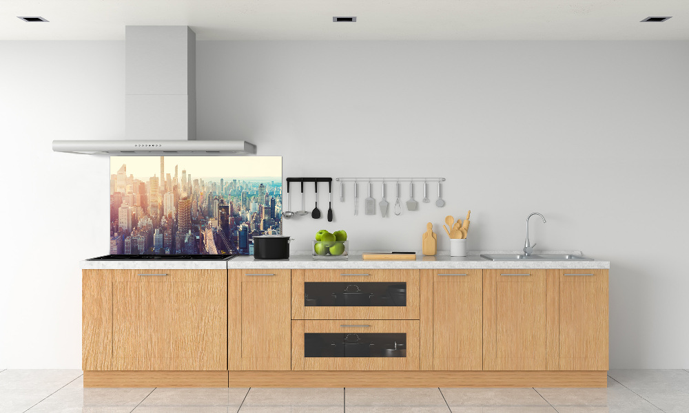 Panel lacobel Nowy Jork lot ptaka