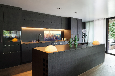 Panel lacobel Nowy Jork lot ptaka