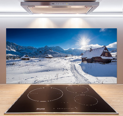Panel dekor szkło Hale Tatry