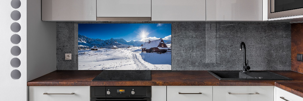 Panel dekor szkło Hale Tatry