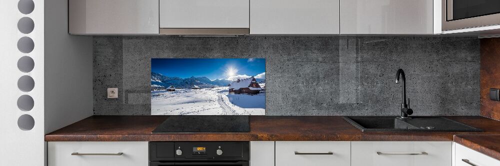 Panel dekor szkło Hale Tatry