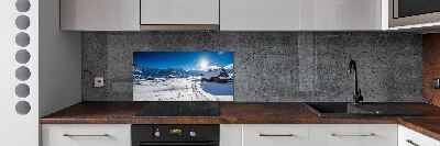 Panel dekor szkło Hale Tatry