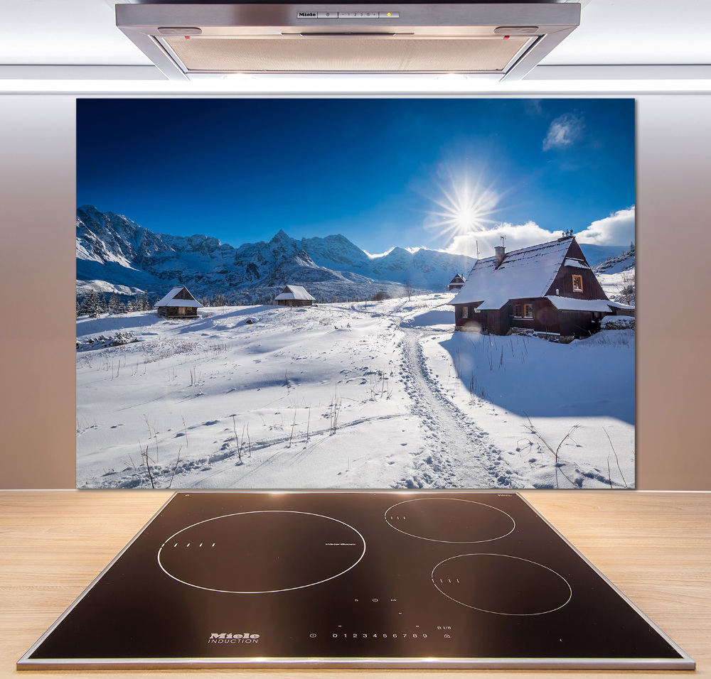 Panel dekor szkło Hale Tatry