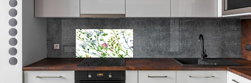 Panel do kuchni Dzikie kwiaty