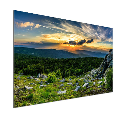 Panel do kuchni Górska panorama