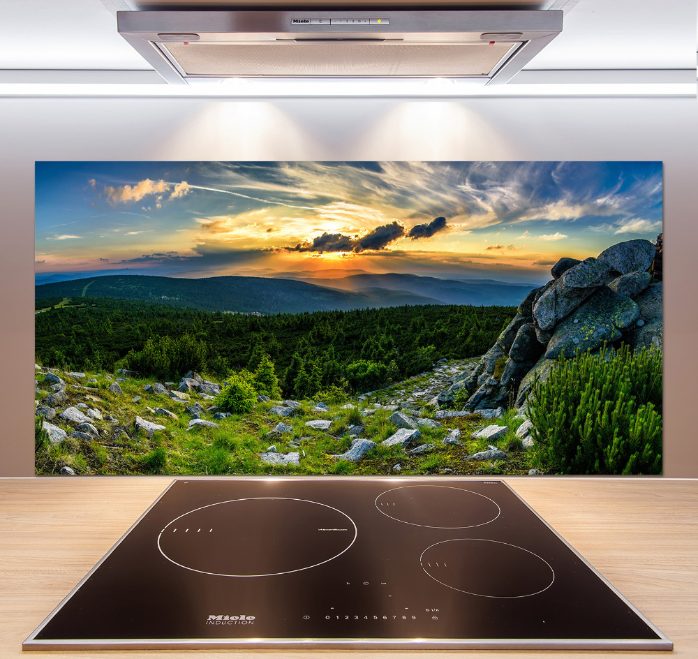 Panel do kuchni Górska panorama