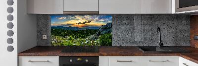 Panel do kuchni Górska panorama