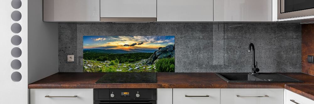 Panel do kuchni Górska panorama