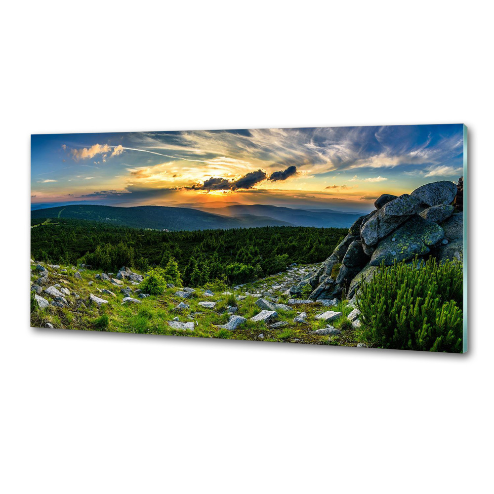 Panel do kuchni Górska panorama