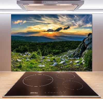 Panel do kuchni Górska panorama