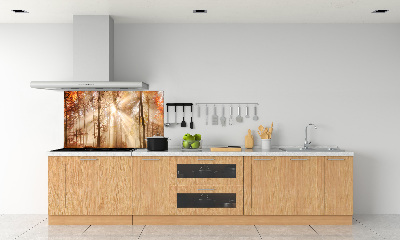 Panel lacobel Mgła w lesie jesień