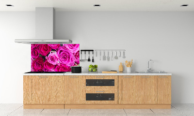 Panel lacobel Bukiet różowych róż