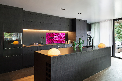 Panel lacobel Bukiet różowych róż