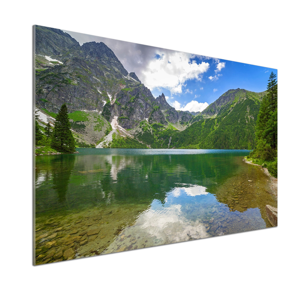 Panel do kuchni Morskie oko Tatry